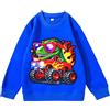 Cinco Diamantes Felpa per Bambini Dinosauro Monster Truck con Luci LED Maglia Dinosauri Monster Trucks Bambini con Luci LED negli Occhi Luminosi e Fari Regalo Perfetto per Piccoli. (IT, età, 3 Anni, Blu)