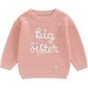PanLidapan Bambino Neonate Maglioni Autunno Inverno Manica Lunga Pullover Maglieria Big Sister Maglione Maglia Bambini Tuta Vestiti, rosa, 5 anni