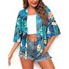 Wayleb Cardigan Donna Coprispalle Estivo Cardigan Manica Lunga Leggero Aperto sul Davanti Casual Cardigan Coprispalle Donna Cardigan Tinta Unita