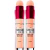 Maybelline New York Applicatore a Spugnetta + Cancella Età Correttore Liquido 07 Sand Multiuso Colore 01 Light con Contro le Occhiaie Instant Anti-Age