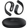 ACEFAST AceFit Air Cuffie Bluetooth, Auricolari Bluetooth 5.4 Sport Open Ear, Ultra Sottili, Quasi Invisibili, Vestibilità Comoda, IP54, Suono Potente, Chiamate Chiare, Controllo Touch (Nero)