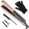 JAETON Piastra per capelli 2 in 1, Professionale Faszin, riscaldamento rapido 20S, display LCD 100-230°C (14 Livelli di Temperatura)
