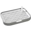 MagiDeal Porta WC per pipì per cani, lettiera per cani, vassoio per vasino, per cuccioli di coniglio all'aperto e interni, grigio
