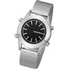 VSONE Orologio Parlante in Italiano, con Sveglia e Relazione oraria, Quadrante Nero