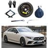 D'ANGELO 1988 Kit Ruotino di Scorta 18 compatibile con Mercedes CLS con Cric, Chiave, Guanti e Sacca