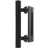 KtbeYTi 30 cm Maniglia Porta Scorrevole, Rettangolo Maniglie Porte Interne, Maniglia Della Porta Granaio con Accessori di Montaggio
