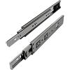 SOTECH 1 paio Guide ad estrazione totale KV2-45-H45-L350-SE con meccanismo di chiusura automatica, altezza 45 mm, lunghezza 350 mm, guida telescopica, portata fino a 45 kg