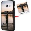 Xylota Cover Personalizzate per Samsung Galaxy A5 2017 5,2'', Personalizzata con Foto Immagine Disegni Custodia Personalizzabile, Personalizzabili Personalizzato Custodie per Samsung A5 2017, Nero
