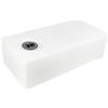GATE 14 GATE14® Serbatoio Acqua per Camper e Barca Rigido Bianco Atossico 9 Fori di Raccordo 120 l