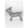 Kare Statuetta decorativa di design Bulldog Discoteca, a specchio, oggetto decorativo, bulldog, decorazione in vetro, realizzata a mano, pezzo unico, 36 x 45 x 19 cm (altezza x larghezza x profondità)