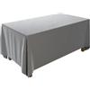 FANIVIN Tovaglia di velluto oro Per le decorazioni dei tavoli di conferenze, matrimoni e feste Personalizzabile Grigio 160 * 160cm