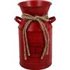 HOLIDYOYO 1pezzi Secchiello Vintage Ferro Per Fiori Decorativo Vaso Retro Stile Europeo Per Piante Contenitore Pratico Per Casa e Balcone Resistente Agli Agenti Atmosferici Facile Da Pulire