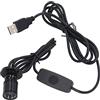 TOWEBOORY Mini Faretto, USB 5V Faretto LED Dimmerabile LED Lampada per Gioielli con Cavo Lungo 6,6 Piedi per Vetrina, Armadietto per Gioielli, Portico, Casa, Illuminazione Armadio(Luce Bianca positiva 3000K)