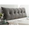 UWOBTN Lettura Schienale Premium Singolo/Matrimoniale Cuscino Letto Schienale Testiera 60/80/120/140/150/160/180/200cm Grande Imbottita Cuscino Lavabile Removibile Cuscino Schienale Divano ( Color : #4 , Siz