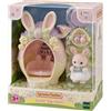 Sylvanian Families - La Casetta Segreta degli Ovetti - Edizione Pasquale con Bebè Coniglio Margherita e Caccia al Tesoro - Modello 5802