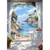 MEIYUDA Diamond Painting Paesaggio, 5D Diamond Painting Kit Completo, 5D Pittura Diamante Painting Kit Ricamo a Punto Croce Artigianale Per La Decorazione Della Parete Di Casa 30x40cm