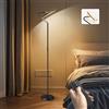 BBHome Lampada da Terra LED, 36W/3850LM piantana lampada da terra moderna, 3000K-6500K Dimmerabile con Controllo Remoto e Tocco, Piantane da Salotto per Soggiorno, Camera da Letto e Ufficio, Nero