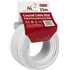 Maclean Cavo Coassiale Satellitare 1.0CCS RG6 25M MCTV-574