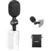 Neewer Microfono Omnidirezionale TRS da 3,5mm per Fotocamere DSLR, Mini Mic per Interviste Vlog Podcast, Compatibile con Rode Wireless GO II 2 CM28 DJI Mic Trasmettitore Wireless, CM4