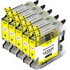Supply Guy 5 cartucce per stampanti con chip compatibile Brother LC223 Giallo per MFC-J5320dw MFC-J5620dw MFC-J4420dw MFC-J480dw DCP-J4120dw DCP-J562dw e altro (Vedi pagina del prodotto)