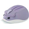 elec Space Mouse wireless a forma di criceto ottico 1200 DPI, ultra portatile, 2,4 GHz con ricevitore USB Unifying, per PC/Mac/Laptop Kids Girl Gift(viola)