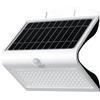 Glowster Applique LED solare per esterno con sensore di movimento e crepuscolare IP65. Potente 8 W, luce doppia 6000 K e 3000 K, angolo di 120 °, ideale per la sicurezza in ambienti esterni.