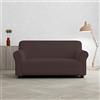 Italian Bed Linen Copridivano bielastico estensibile PRETTY, Marrone, 2 Posti