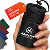 Armadic sacco a pelo in microfibra, intarsio, da viaggio, estivo, ultra leggero, sottile, piccolo, ideale per ostelli della gioventù e rifugi di montagna