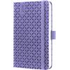 SIGEL J6124 Agenda settimanale, formato A6, copertina rigida, viola, certificato FSC, bella
