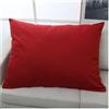 SWJ-swjssb Federe Cuscini 40X70,Federe Cuscino 50x70 Lino Copri Cuscini Per Soggiorno Divano Letto Rettangolare,Copricuscini Con Chiusura A Cerniera Morbido E Traspirante Pillow Covers ( Color : Big Red , Size :