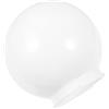 BESPORTBLE Globo Di Paralume Di Ricambio Bianco Acrilico Lampione Globo Sfera Tonda Coprilampada Per Lampada A Sospensione Parete Ventilatore Luce Bagno 12 Cm