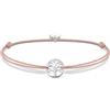Thomas Sabo Little Secret Tree of Love Bracciale in Tessuto da Donna in Argento Sterling 925 LS031-401-19-L20V