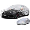 Kayme Telo Copriauto da Esterno, Compatibile con Mercedes Classe C Berlina W204/W205/W206/C180/C200/C220 (2007-2025), Copertura a 6 Starti per Impermeabile Anti UV Anti Vento Telo Copri con Cerniera