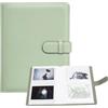 Rieibi Album fotografico per fotocamera Fujifilm Instax Wide210/Wide300/Wide400, pellicola larga 8,6 x 10,9 cm, 80 tasche, cornice in pelle PU per album Instax Wide 400, album per Instax Wide serie