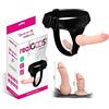 realGOOS® STRAP ON FALLO REALISTICO DOPPIO PER LEI DA DONNA DILDO INDOSSABILE