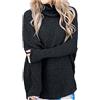 Kobilee Lupetto Donna Lana Merino, Maglione Collo Alto Donna a Maniche Lunghe Pullover Donna Elegante vestibilità Morbida Taglia Forti Lupetto Casual Maglia Curvy per Primavera Autuno Inverno