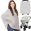 KeaBabies telo allattato per viaggiare - Multifunzionale, morbido e traspirante Nursing Breastfeeding Cover, rivestimento per sedili per neonati, rivestimento per carrozzine per bambini (Herringbone)