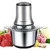 SOKANY Tritatutto Elettrico Ciotola in Acciaio Inox 2 Velocità con 4 Lame Affilate Frullatore Tritatutto con Motore Potente Robot da Cucina per Frutta Verdura Carne Spezie (LB7005A, 800W, 3L)
