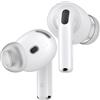 Gcioii 3 Paia di Gommini per AirPods 4, Cuffie con Cancellazione del Rumore, Custodia di Stoccaggio Aggiunta, Accessori Anti-Scadenza Compatibili con Apple AirPods 4a Generazione (Trasparente)