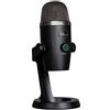 Logitech for Creators Blue Yeti Nano Microfono USB Premium per Registrazione, Streaming, Gaming, Podcast su PC e Mac, Mic a Condensatore, Effetti Blue VO!CE, Cardioide e Omni, Monitoraggio Senza Latenza - Nero