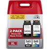 ZENOINK 545 546 XL Cartucce per Stampanti, PG-545XL CL-546XL Compatibile per Cartucce Originali Canon 545 546 XL Multipack per Pixma TS3400 TS3100 TS3150 TS3300 TS3350 TR4500 TR4551 MG2500 MG2550s MX495
