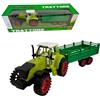 Generic Trattore Agricolo con Rimorchio e Carro Cisterna - Aratro e Carro porta Animali - Trattore Fattoria Giocattolo