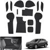 GAFAT Suzuki S-Cross Hybird 2022-2024 2025 Tappetini Antiscivolo, Nuovo Suzuki S-Cross III 2022- Tappetini in Gomma Console Centrale, Porta Bicchieri, Cuciture Porta, Suzuki S-Cross Accessori (Nero)