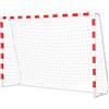 HOMCOM Rete da Calcio, Porta da Calcio e Calcetto in Plastica PE per Adulti e Bambini, 302x83x201cm