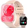 Blackview Smartwatch Donna Uomo, 1.96' HD AMOLED Orologio Intelligente Fitness, Effettua e Rispondi alle Chiamate/112+ Sportive/SpO2/Monitoraggio del Sonno/Cardiofrequenzimetro per Android IOS