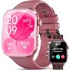 Blackview Smartwatch Donna Uomo, 1.96' HD AMOLED Orologio Intelligente Fitness, Effettua e Rispondi alle Chiamate/112+ Sportive/SpO2/Monitoraggio del Sonno/Cardiofrequenzimetro per Android IOS