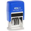 COLOP Mini timbro data S 120 SD - data in cifre con anno breve, ad esempio 25.11.29, piccolo