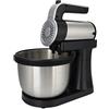 Fockety Robot da cucina, 2 in 1 1000W 5 velocità sbattitore elettrico con testa inclinabile con ciotola in acciaio inossidabile da 4 litri, gancio per impasto, frusta e frusta, frullatore per cucina domestica