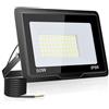 toobettp Faretto LED da Esterno 50W, Faro Led Esterno 5000LM 6000K Bianco Freddo Faretti Led IP66 Impermeabile per Giardino Garage Parcheggio Cortile