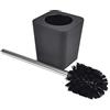 douceur d'Intérieur Interni Delicatamente Pennello Bagno 6ASB228NR Effetto Soft Touch Nero 11,5 x 11,5 x 38,5 cm